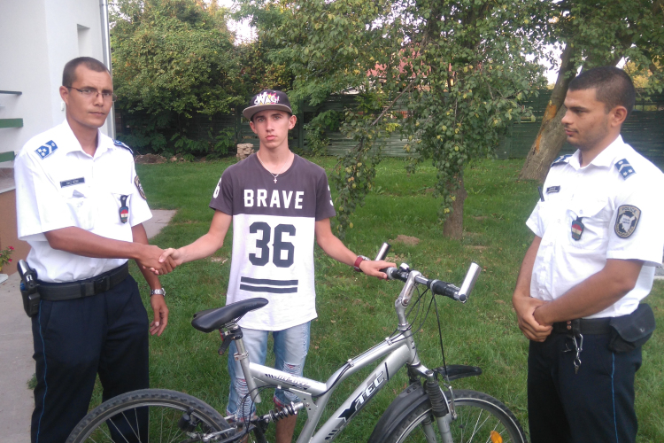 Visszakapta a kerékpárt