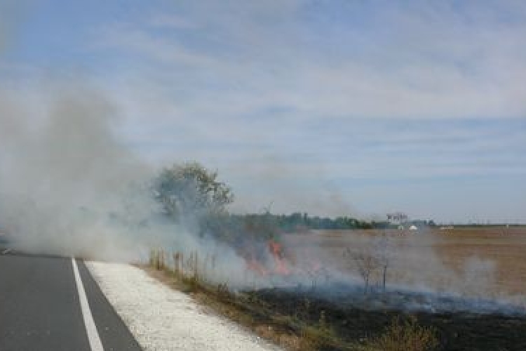 A gaz és az avar égett