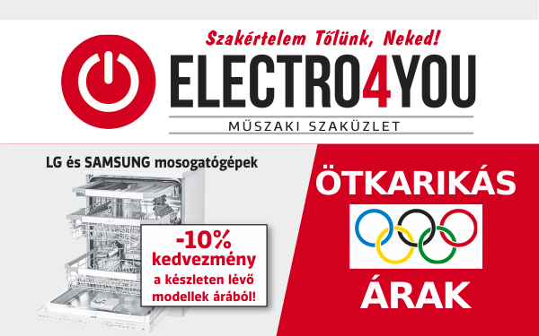 Ötkarikás árak az Electro4You dombóvári üzletében