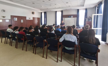 Drogprevenció és rendőrségi látogatás Tamásiban
