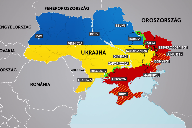 Amerikai védelmi miniszter: Ukrajna 2014 előtti határaihoz való visszatérés irreális célkitűzés